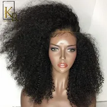 Афро кудрявый вьющиеся Боб 13X4 Синтетические волосы на кружеве парики из натуральных волос для Для женщин с черным бесклеевого бразильский Реми 150% волос Низкий коэффициент отбеленные