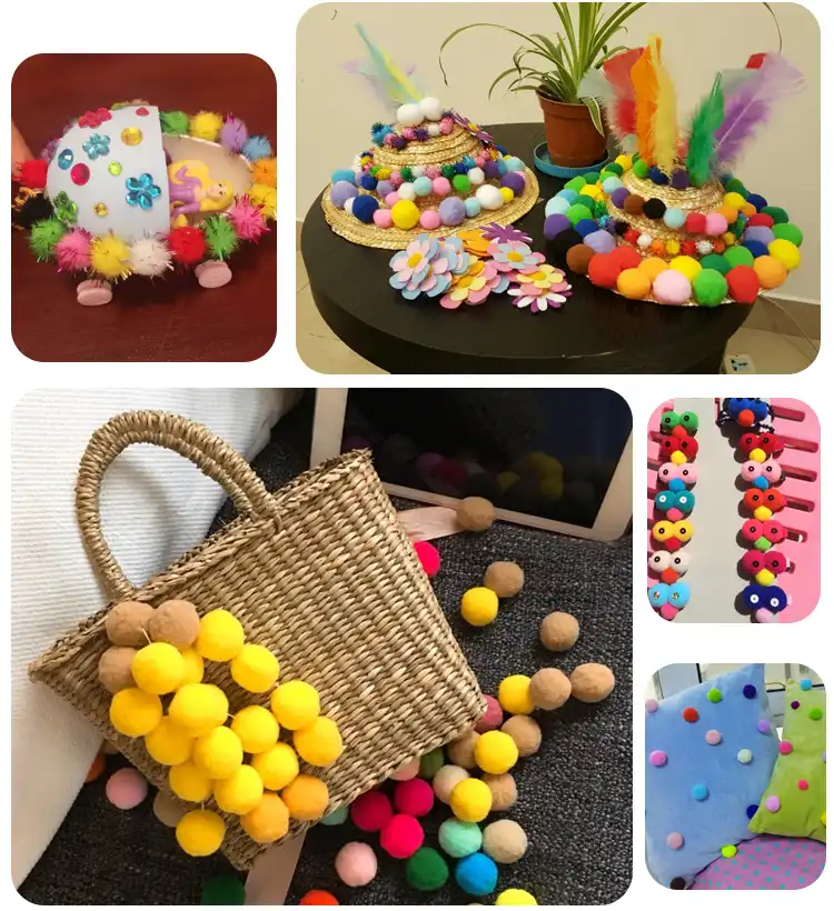 Uitgelezene Colorful Chenille Knutselen Kinderen Foam Beads Creativite DW-49