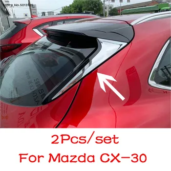 

Car Rear Window Side Triangle Trim Strip Modification Rear Trunk Window Bright Strip Decoration for Mazda CX30 CX-30 2020 2021