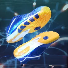 Волейбольная обувь для мужчин и женщин, устойчивая Нескользящая дышащая обувь для волейбола, кроссовки для настольного тенниса, легкая спортивная обувь