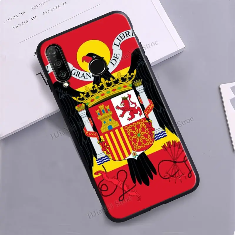 Spain Spanish Flag Case For Huawei P Smart 2019 Z P10 P30 Lite P20 P40 Pro Mate 20 10 Lite 30 Pro Coque
