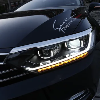 

Car Styling for VW Passat B8 LED Headlight 2017-2018 Magotan Headlight DRL Hid Head Lamp demon Eye Bi Xenon Beam Accessories