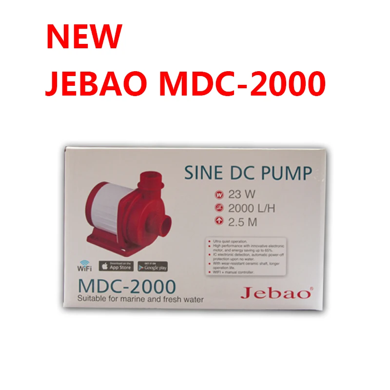 Jebao MDC-2000 3500 с поддержкой Wi-Fi версии насос работающий на постоянном токе от рыбы в