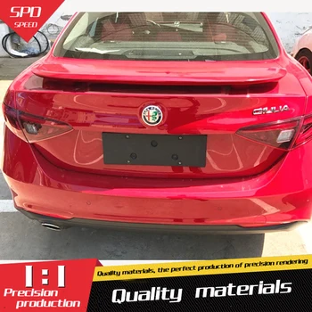 

For Alfa Romeo Spoiler ABS Future 86 Material Car Rear Wing Primer Color Rear Spoiler For Alfa Romeo Spoiler
