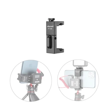 

Metal Phone Holder Clamp with Cold Shoe Mount for Rode Wireless Go Blink 500 Microphone Clip w/ 1/4 inch Adapter Phone Vlog Kit