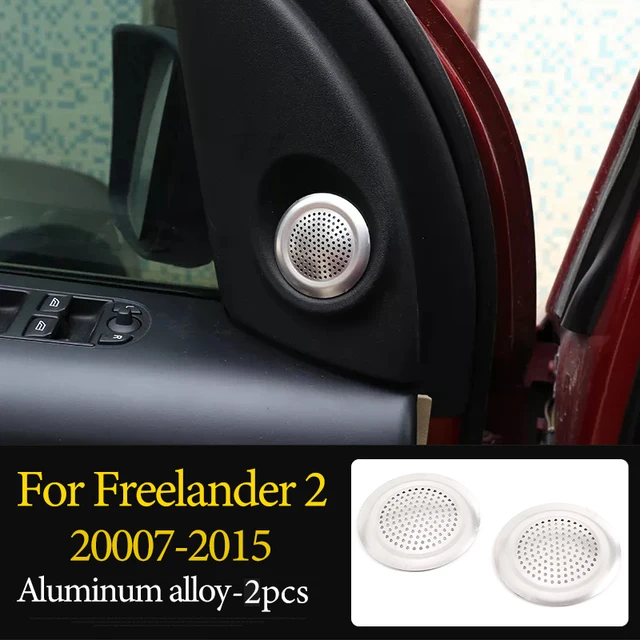 Car Steering Wheel,AC Vent Outlet Knob,Door Handle,Cover Trim,ABS Chrome,For LandRover Freelander 2 2007-2015 Interior Accessory 29