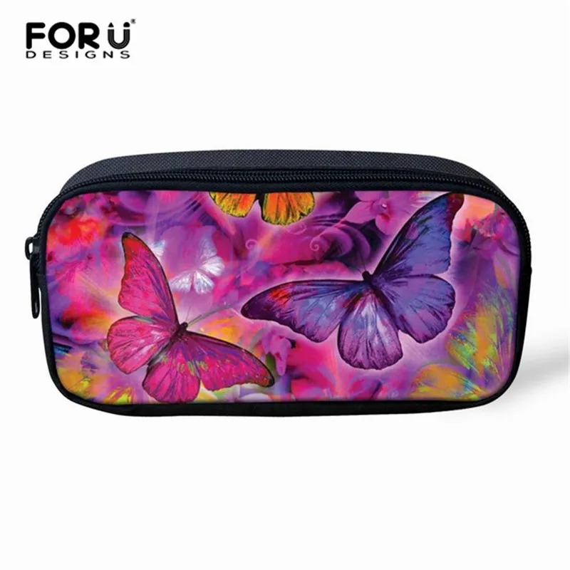 MA185K FORUDESIGNS сумка для начальной школы 3D бабочка школьный рюкзак для подростков девочек Сумка для книг для детского сада детская школьная сумка девушка Mochila - Цвет: MA185K