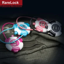 Color Code Combination Padlock Digital Password Lock Wirerope for Door Cabinet Box Game Luggage Rarelock ZS19 A