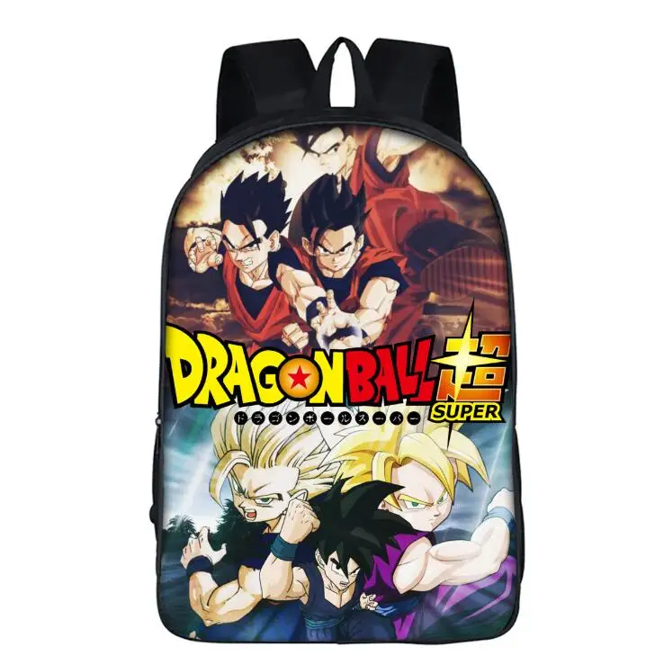 Аниме Dragon Ball Z рюкзак для подростков мальчиков девочек Супер Saiyan Sun Goku Vegeta Beerus школьные сумки ежедневный рюкзак для детей лучший подарок