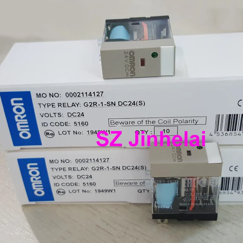 Omron Relé Intermediário Original Autêntico 24vdc G2r-1-sn Dc24 s