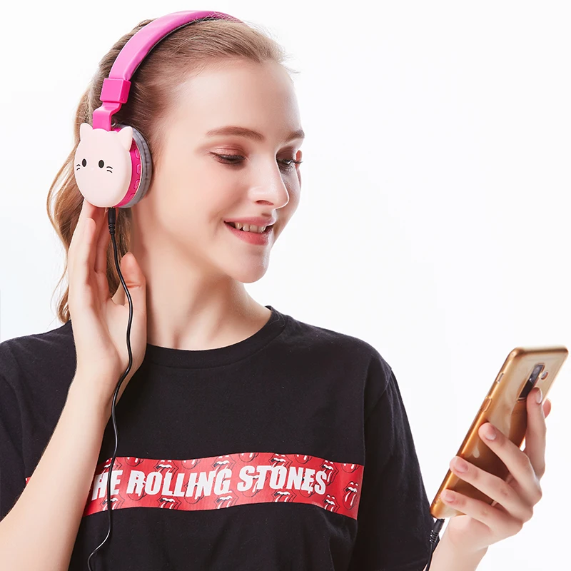 Cute Cat Ear Wireless Bluetooth Headphones Kids Girl Music Headset Gaming Headphone For iPhone 11 Huawei Mate 30 Xiaomi Gifts