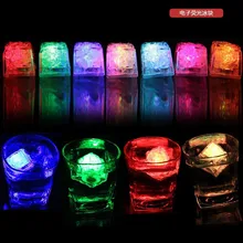 120 шт./лот, вечерние выключатели, 7 цветов, яркий светодиодный светильник, вечерние Светящиеся Кубики Льда