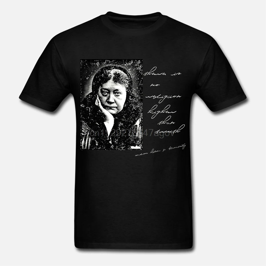 Новинка 2019 года Повседневная футболка с коротким рукавом надписью Madame Helena Blavatsky