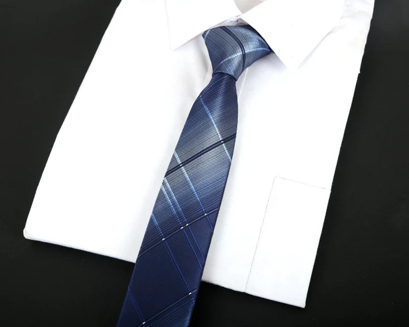 Мужские галстуки 6 см в полоску жаккардовые узкие Аксессуары для галстуков повседневная одежда галстук свадебные официальные деловые