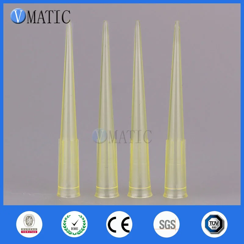 1000Pcs 200ul 0.2ml Plastic Needle Liquid Dispenser Needles ID 6mm Length 50mm Plastic Dispensing Needle