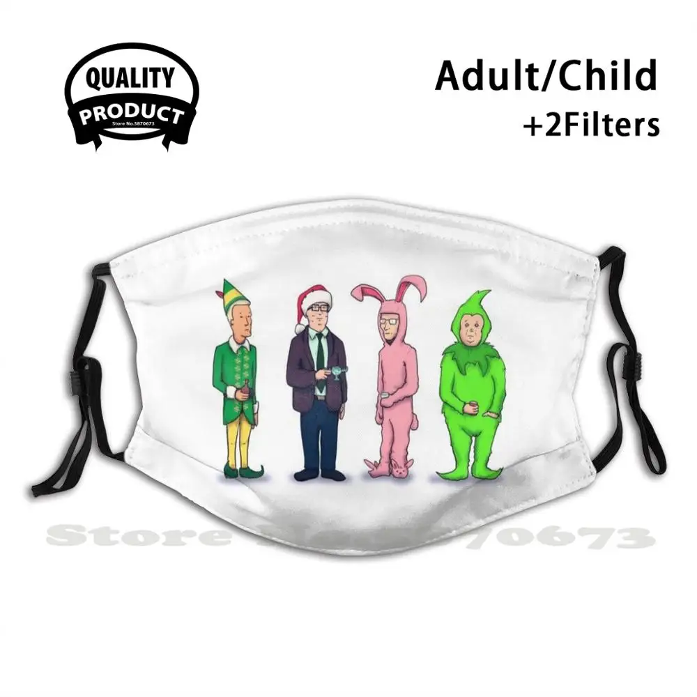 

Пылезащитный фильтр для отпуска на гору для мужчин женщин мужчин детей девочек мальчиков подростков маски для рта голл Кинг праздник Рождество история отпуск эльф
