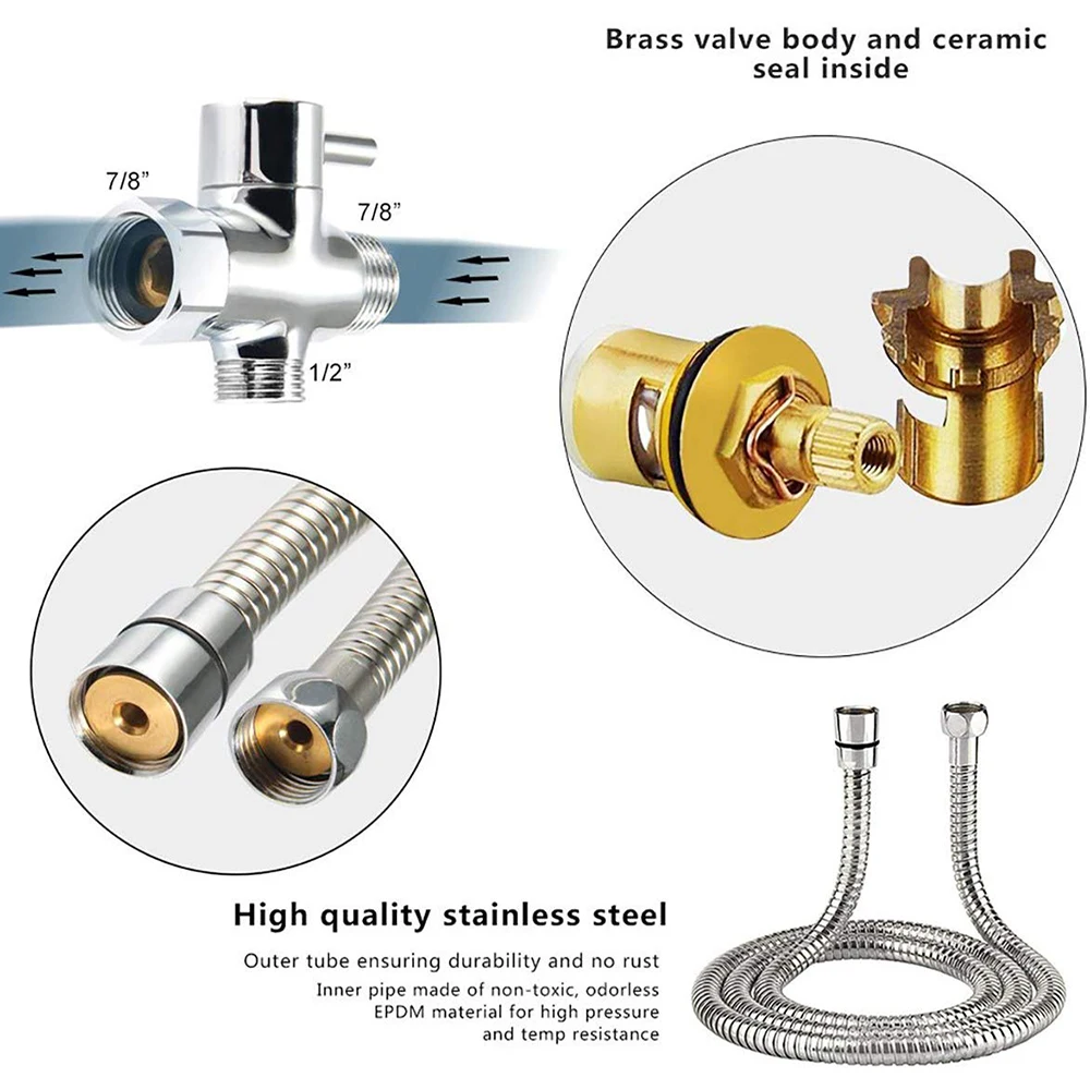 Набор распылителей SOOSI из нержавеющей стали для унитаза и биде многомодовый