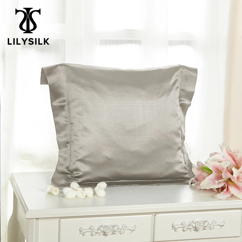 Lilysilk 100% Чистый Шелк Тутового Наволочку 19 Momme Charmeuse Атласа Площади Оксфорд