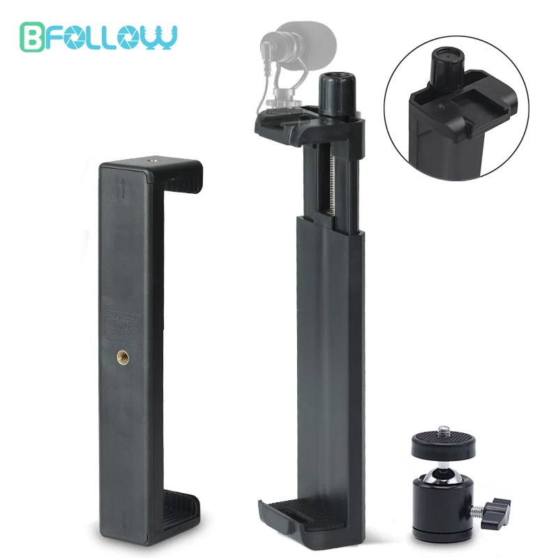 Tablet Big Holder 1/4" Female Clamp Stand Tripod For iPad Pro 12.9" 11" Air Mini Samsung Huawei Xiaomi tablet stand tablet holder