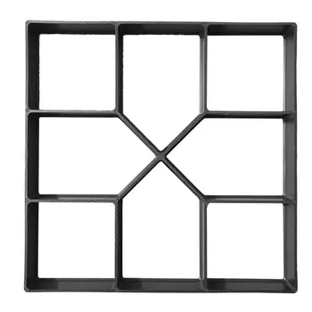

40x40cm Pavement Brick Patio Concrete Stepping Driveway Paving Stone Path Mold Paver Maker Garden Fence Mould