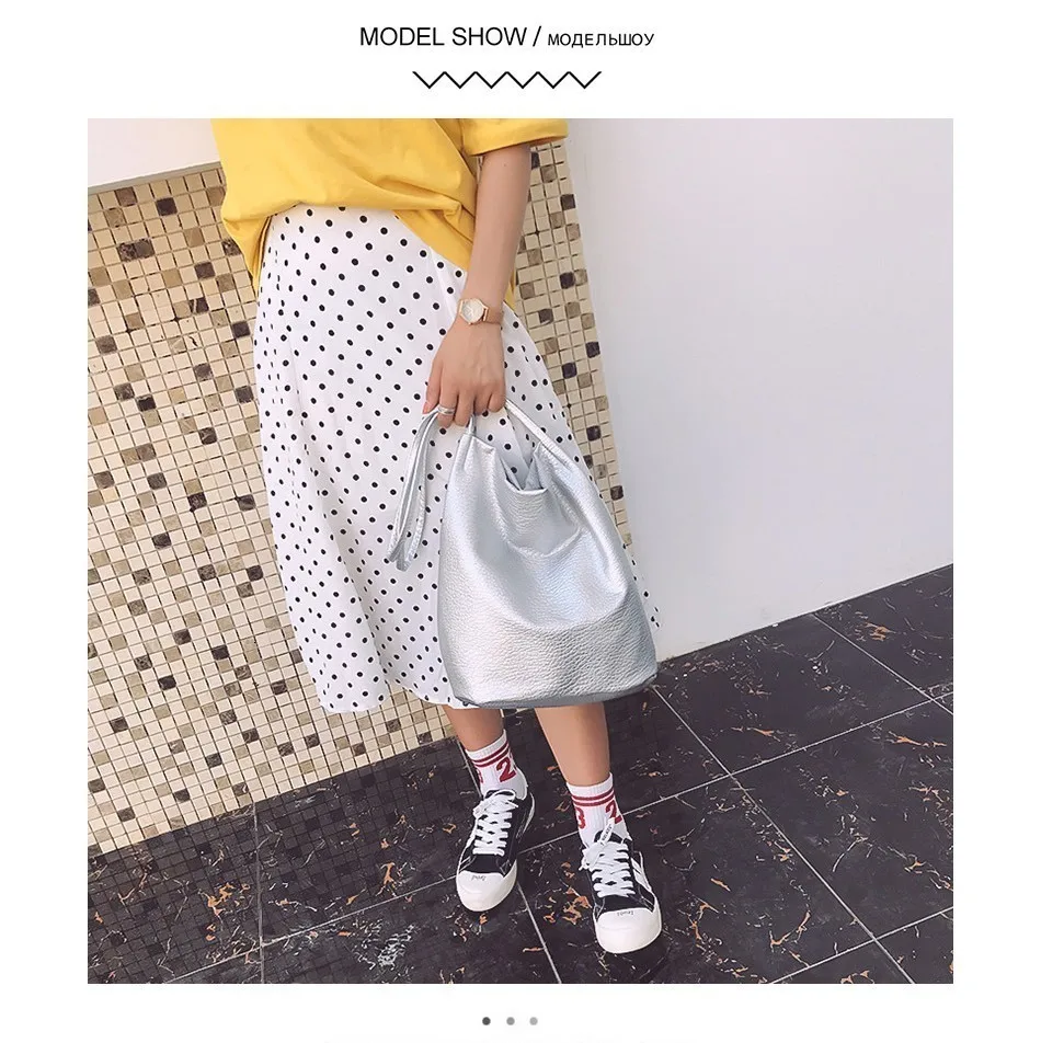 TTOU модные женские сумки через плечо из искусственной кожи Серебристые черные женские повседневные сумки-тоут дорожные сумки
