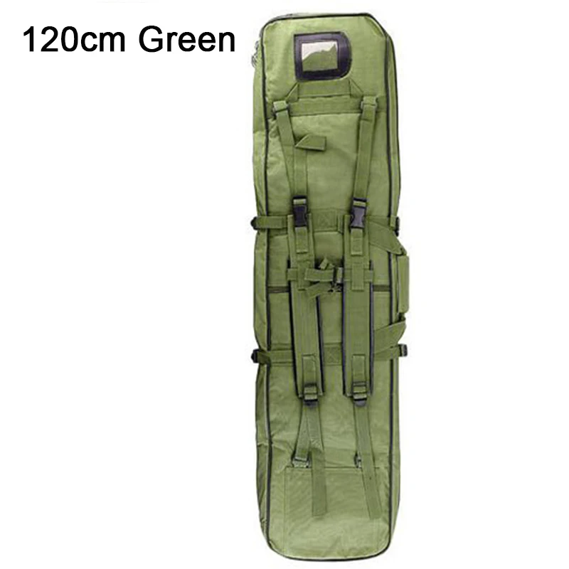 Тактический нейлоновый чехол для оружия 85 95 100 120 см, сумка для винтовки, рюкзак для снайперского карабина, страйкбола, сумки для стрельбы, аксессуары для охоты - Цвет: 120cm green