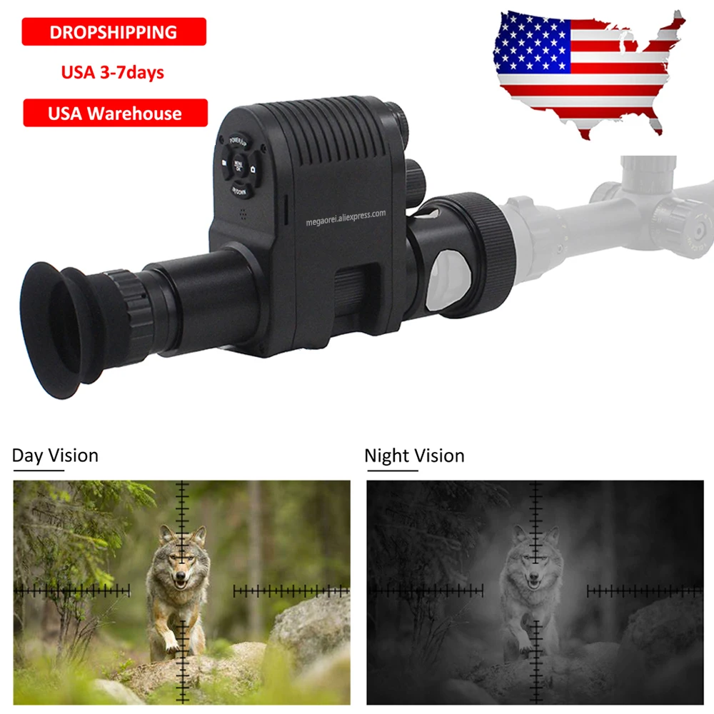 Megaorei-3-Integrated-Digital-Night-Vision-Rifle-Rear-Scope-Add-on ...