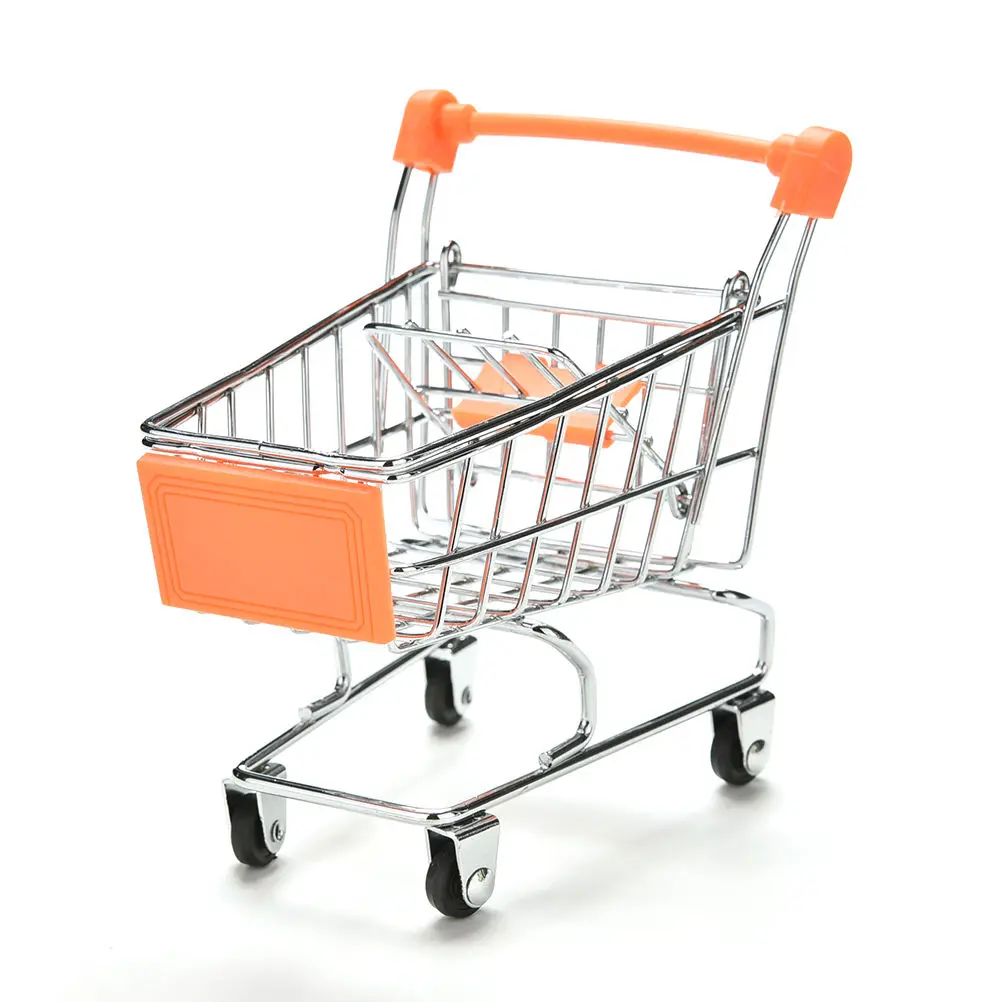 Orange 1 шт., игрушки для домашних животных, кошек, попугаев, птиц, супермаркетов, тележка для покупок, детская коробка для роста, забавные игрушки для птиц, хомяков - Цвет: Orange