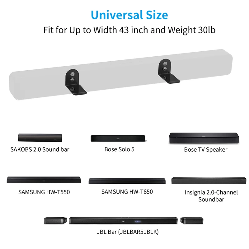 Tv Wall Mount Soundbar Bracket | Samsung Soundbar Mount Bracket - Sound  Bracket - Aliexpress