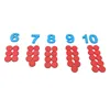 New Wooden Montessori Teaching Aid Counting Digital Numeric Bargaining Chip Education Toys Building Intelligence Blocks 1