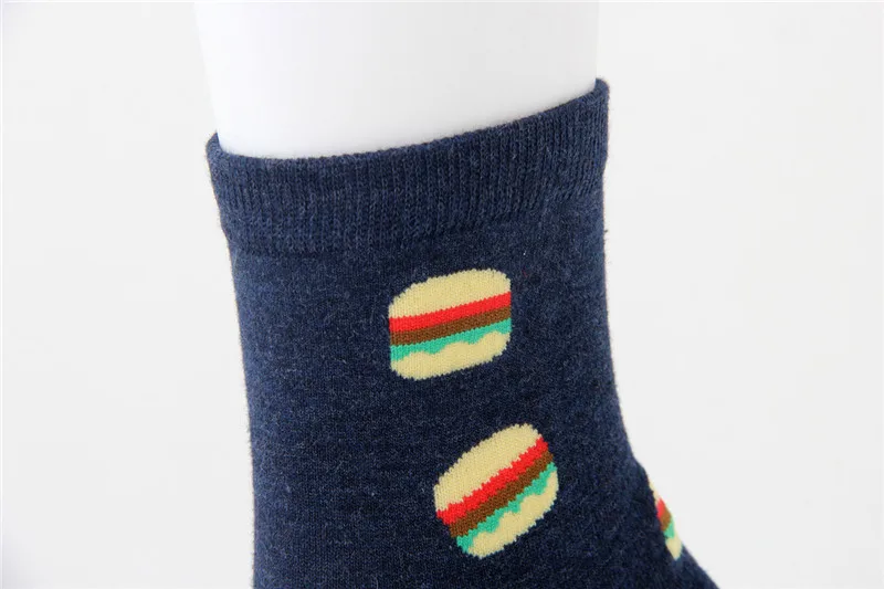 New arrival women's lovely cartoon socks spring autumn-winter funny food sock ladies and woman's art cotton socks