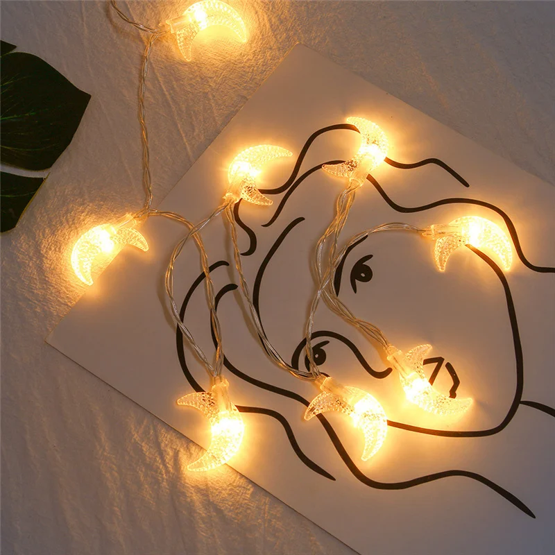 20LED Пластиковая форма Декоративная гирлянда Рождественский день фонарь