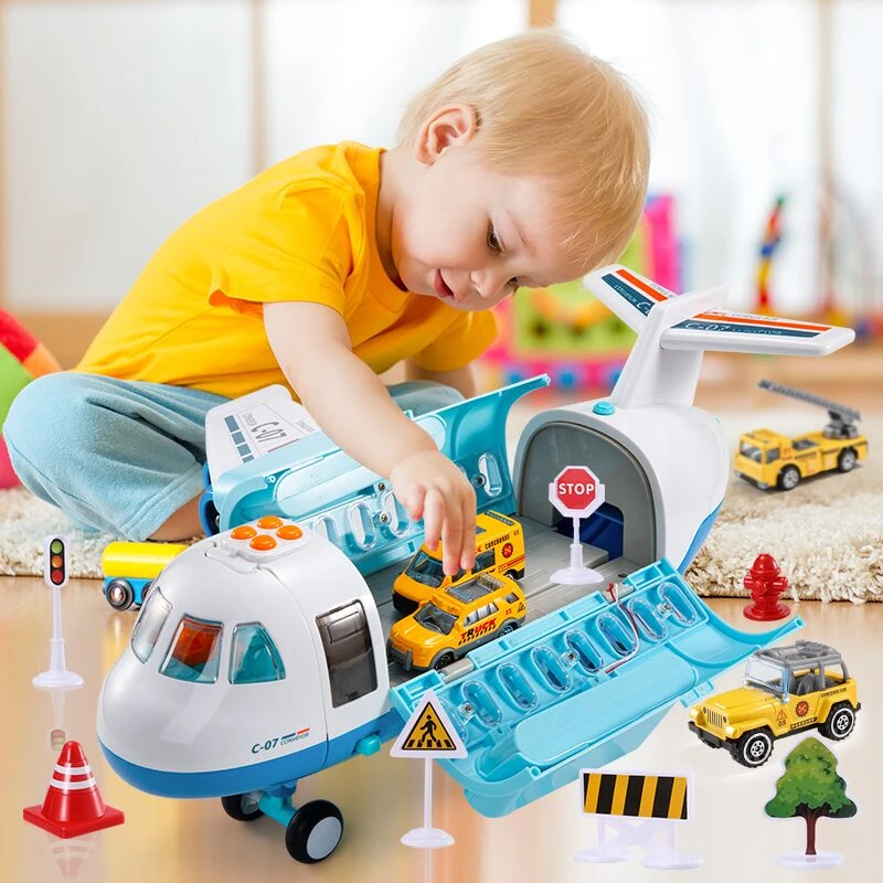 Specialiseren stapel mei Mist Spray Vliegtuig Speelgoed Auto 'S Voor Jongens Met 6 Diecast  Bouwvoertuigen Kinderen Educatief Speelgoed Voor Kinderen 2 Te 4 Jaar Oud|  | - AliExpress