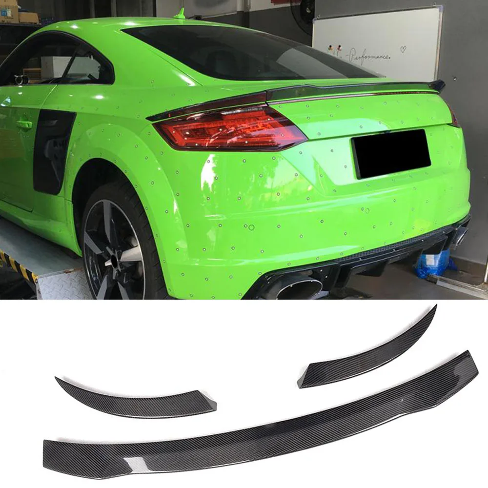 Спойлер для багажника Audi TT MK3 8S TTS TTRS S Line Coupe 2D 2015 2017 3 шт.|wing spoiler|rear boot spoilerboot spoilers |