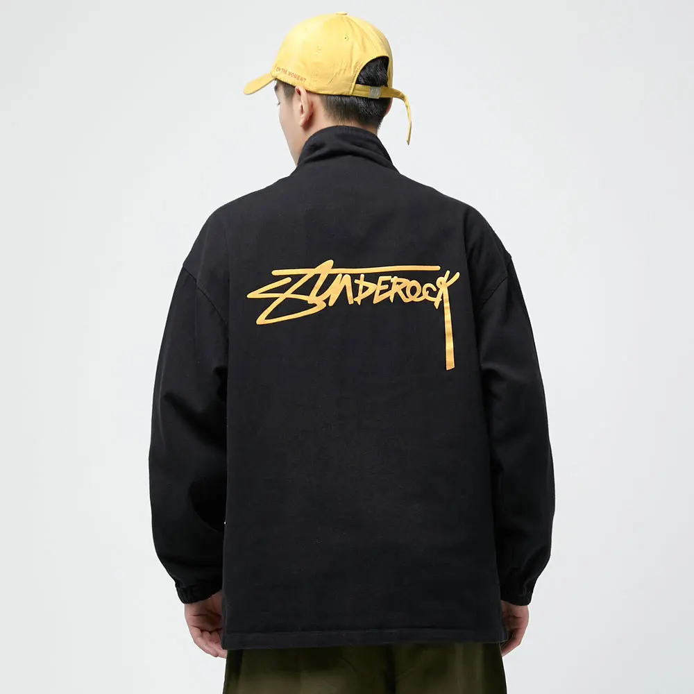 

Panda Stock Shu 2019 New Style Retro Washing Coat Men's Autumn And Winter Multi-pockets Workwear Jacket Students Tops