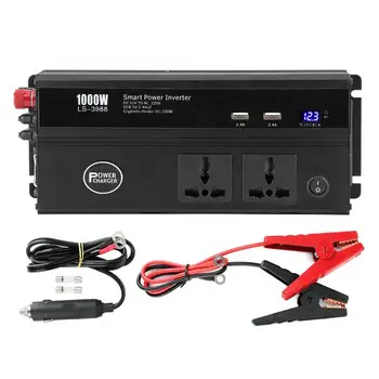 

Auto Inverter 1000W Smart Voltage Power Converter Transformer 24V to 220V High conversion rate Long working time Stable power