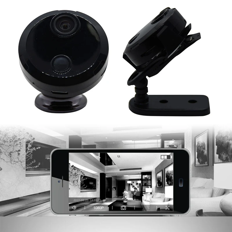 

Wifi Mini Camera HD 1080p Wearable IP Camera Motion Sensor Bike Body Micro Mini DV DVR Magnetic Clip Voice Camera