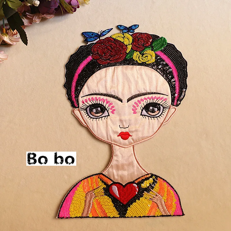 Embroidery sequins paste cloth decoration paste diy repair accessories
