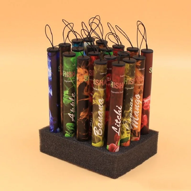 Skup 20 sztuk więcej partii 500 Puffs Shisha czas Stick Pen przenośne wiele smaków elektroniczny papieros owoce smak jednorazowe Stick Pen