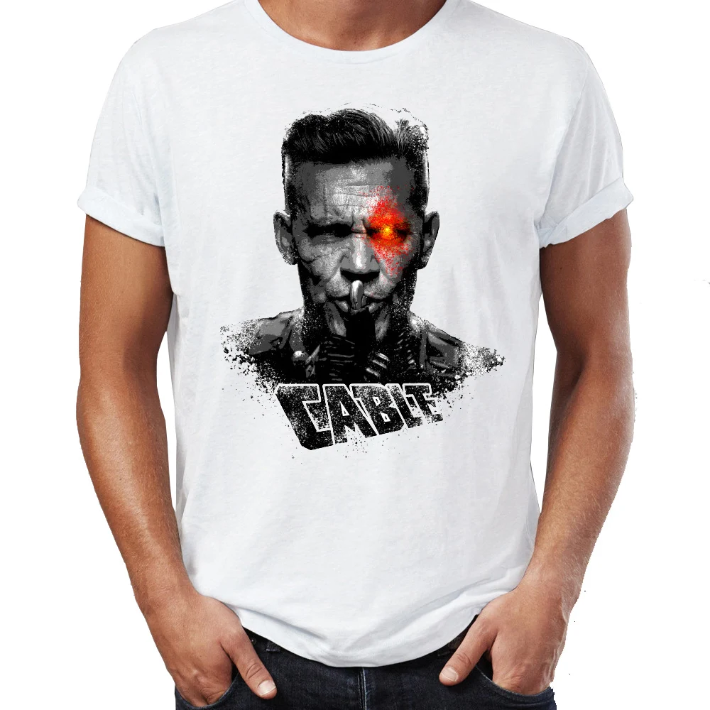 

Men's T Shirt Cable Deadpool Comic Book Movie Villain Badass Artsy Tee