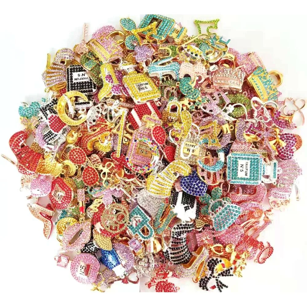 50pcs Mixed fashion charms picked at random suitable for women DIY