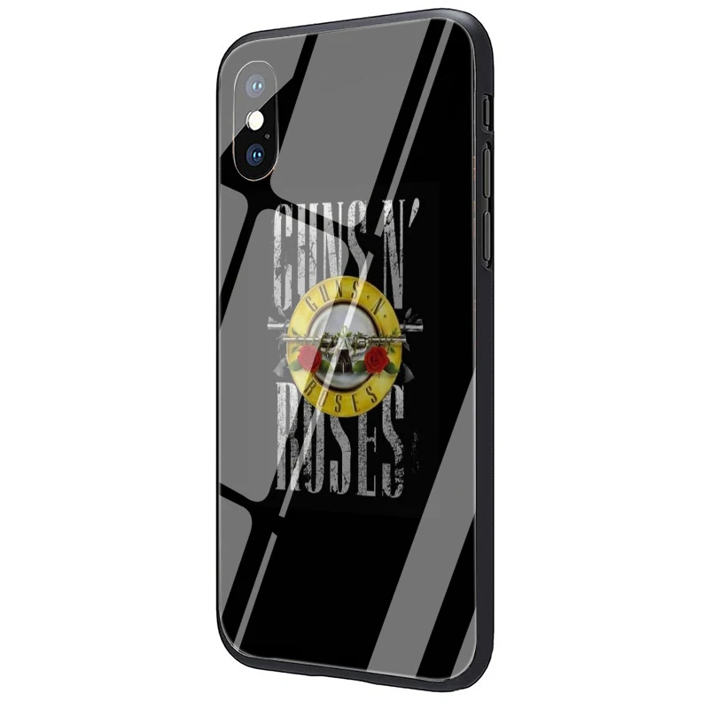 G4 EWAU guns n Roses чехол из закаленного стекла для телефона для iphone 5 5s SE 6 6s 7 8 Plus X XR XS 11 pro Max - Цвет: G4