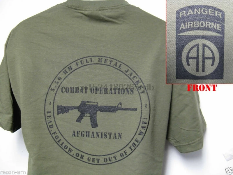 82ND AIRBORNE RANGER футболка AFGHANISTAN |