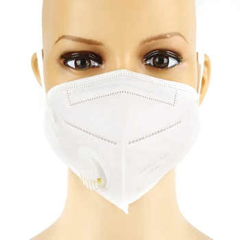 

KN95 Mask With valve PM2.5 Anti Mouth Mask Air Filter DustProof Particulate Pollution Protective Respirator Dropshipping