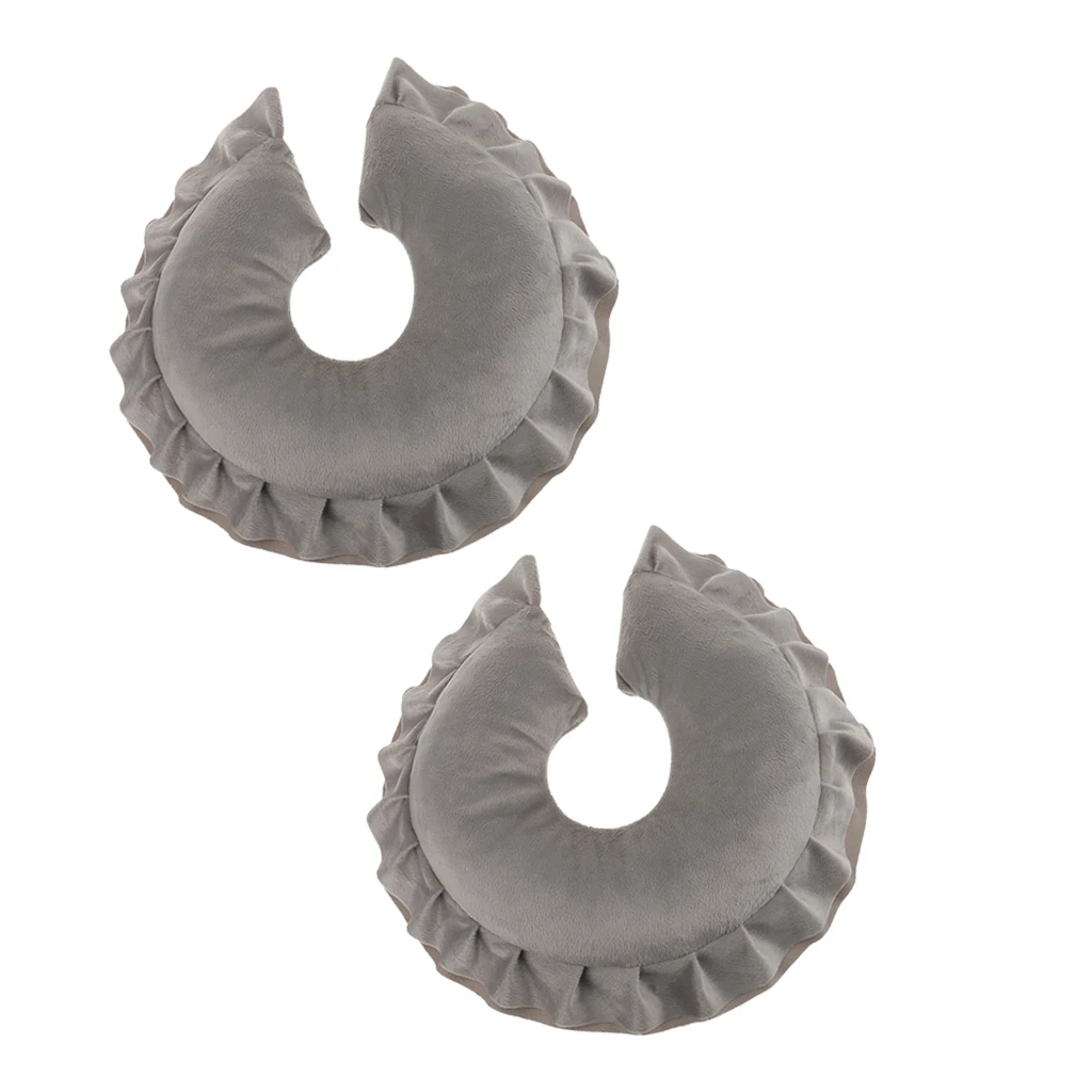 2Pcs Massage Face Cushion Pillow Headrest Perfect For Face Neck Head Rest Salon SPA Home Use