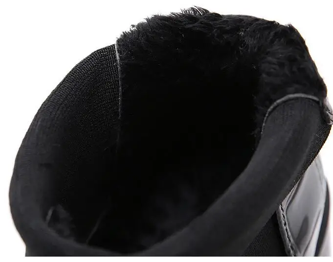 Children Boots girls 35-42 Flat Platform Boots Women Shoes Autumn Winter Fur Fashion Round Toe Leather Boots Ladies Shoes