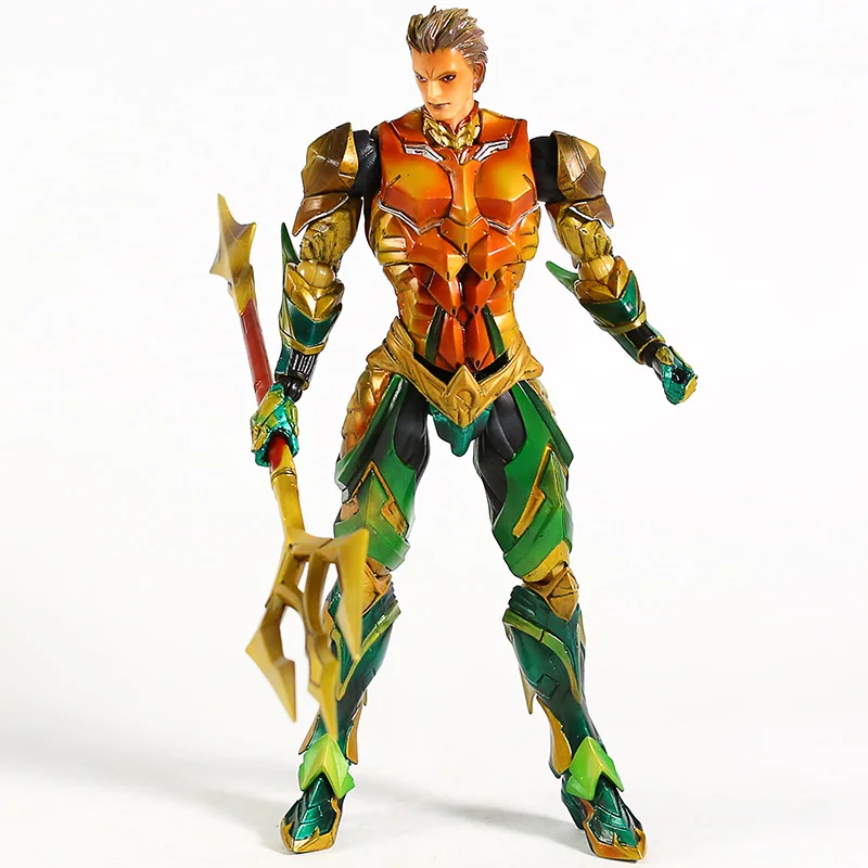 Play Arts Kai Variant NO.8 Aquaman Action Figure DC Comics Collectible PVC Model Toy Figurine