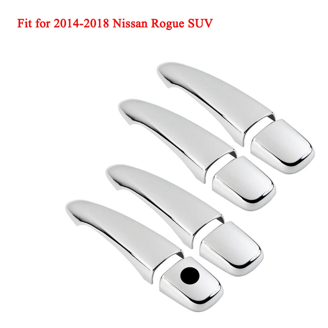 

Accessories Trim Replacement Smart Chrome Moulding Door Cover Decor For Nissan Rogue SUV Silver Exterior