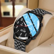 Montre connectée pour les hommes, Bluetooth, appels, étanchéité IP68, moniteur de pression artérielle et de fréquence cardiaque, moniteur d'activité physique, nouveau, TK2 8