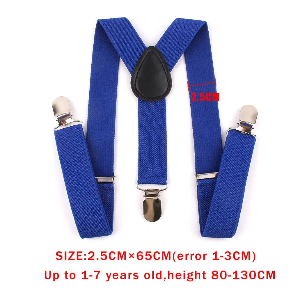 New Kids Suspenders Solid Adjustable Elastic Suspender Candy Color Children Braces Wedding Accessories Girls Boys Straps children suspenders kids suspenders